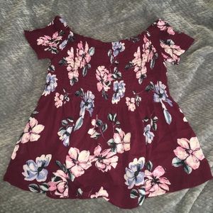 Off the shoulder top